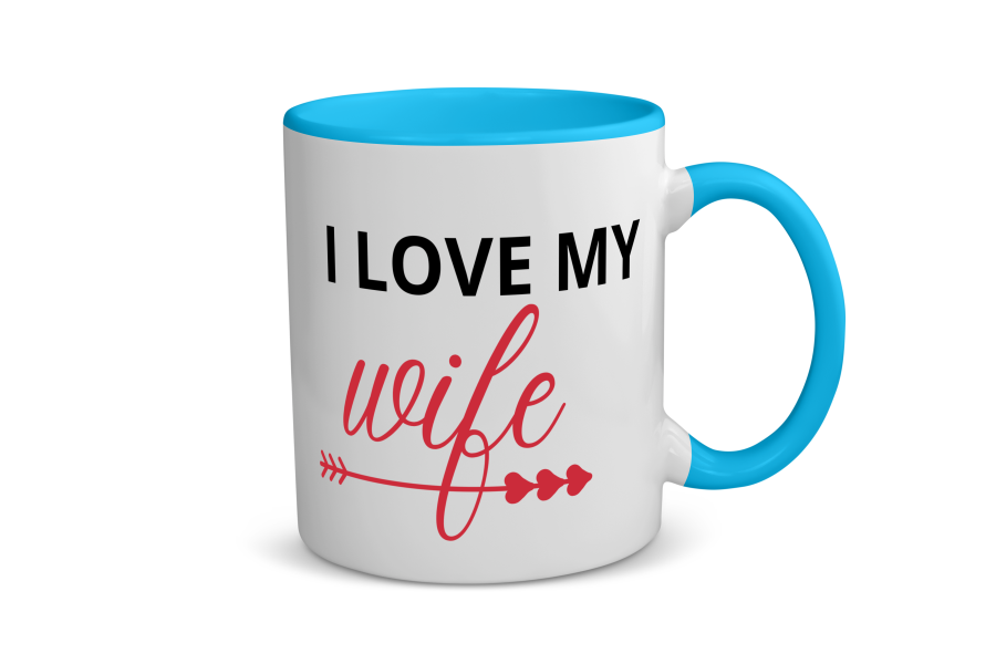 i love my wife Koffiemok - Theemok