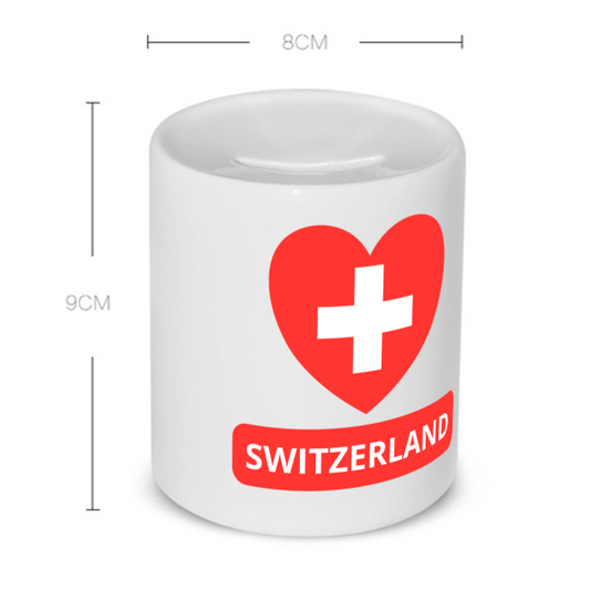 switzerland vlag hartje Spaarpot