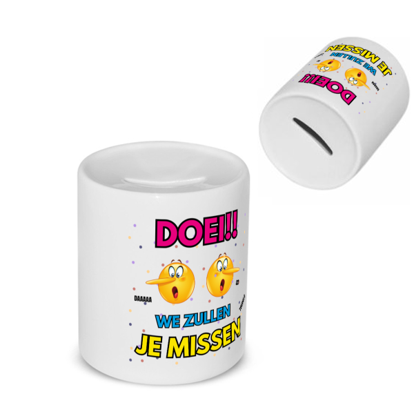 doei emoji Spaarpot