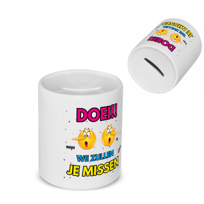 doei emoji Spaarpot