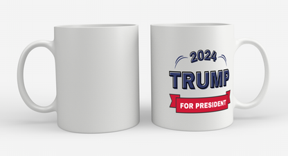 trump for president 2024 Koffiemok - Theemok