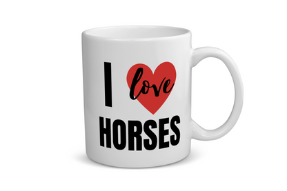 i love horses Koffiemok - Theemok