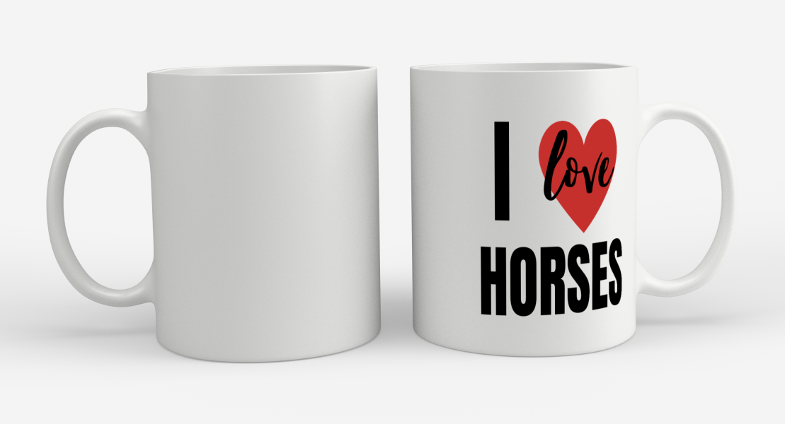 i love horses Koffiemok - Theemok