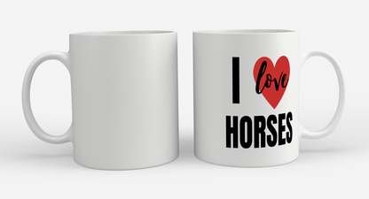 i love horses Koffiemok - Theemok