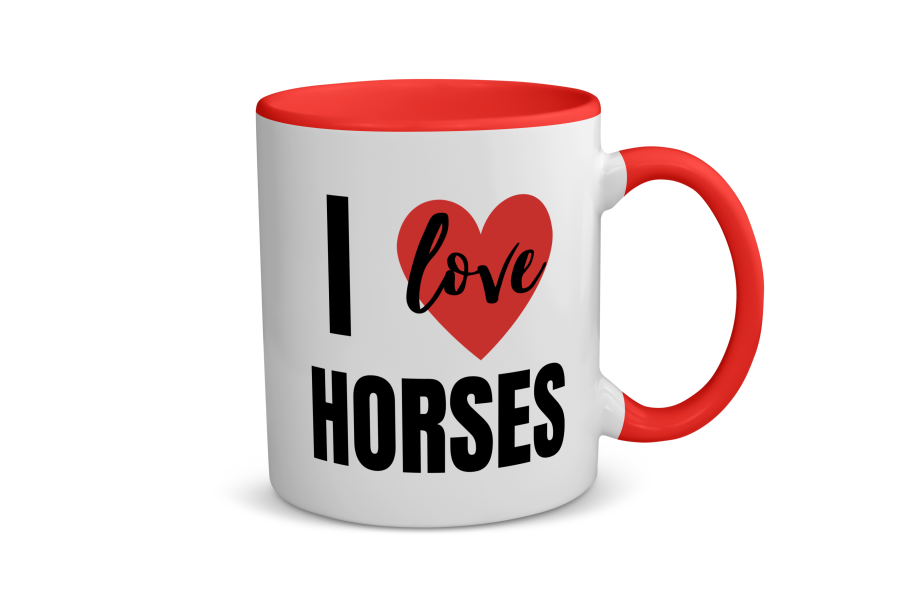 i love horses Koffiemok - Theemok