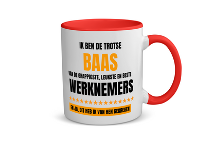 trotse baas Koffiemok - Theemok