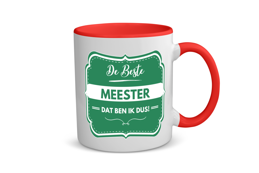 de beste meester Koffiemok - Theemok