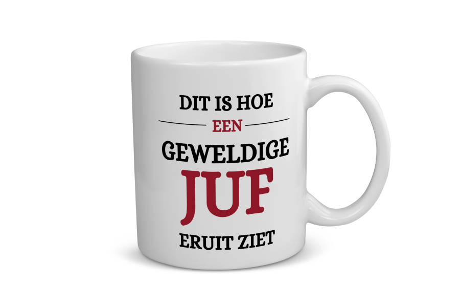 geweldige juf eruit ziet Koffiemok - Theemok