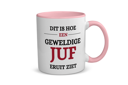 geweldige juf eruit ziet Koffiemok - Theemok