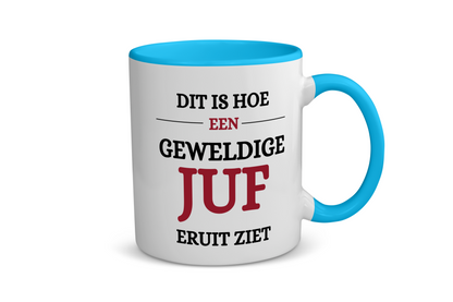 geweldige juf eruit ziet Koffiemok - Theemok