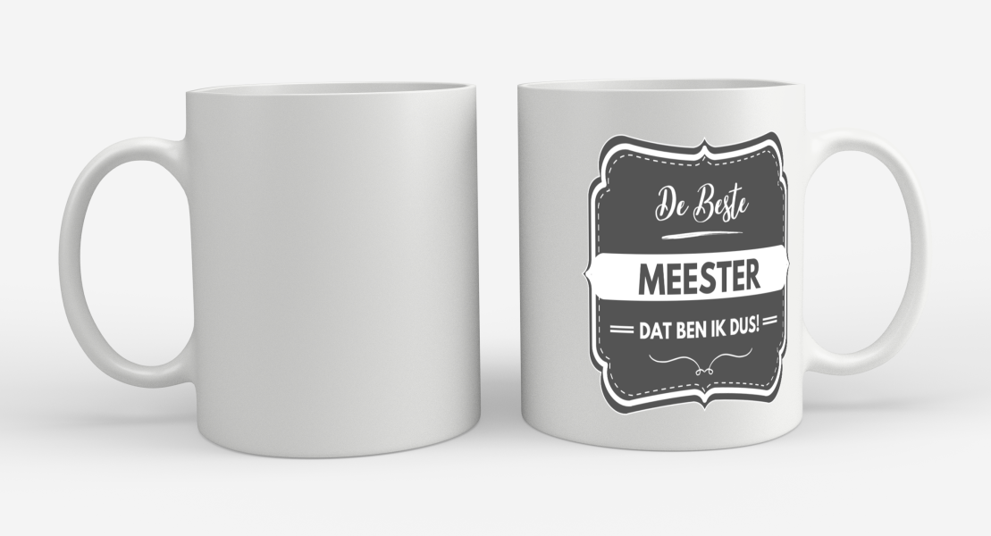 de beste meester Koffiemok - Theemok