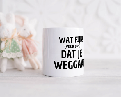 wat fijn dat je weggaat Spaarpot