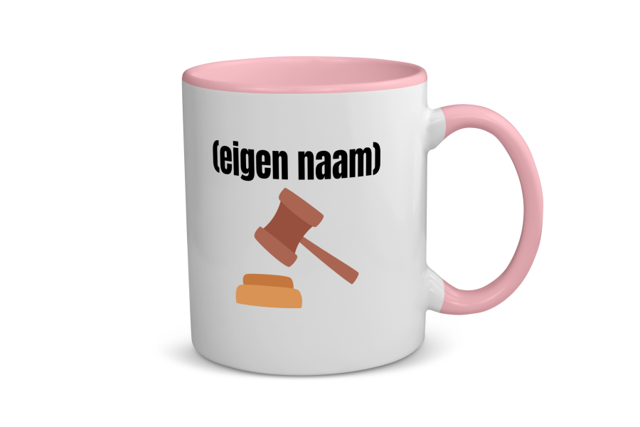 rechter met hamer Koffiemok - Theemok