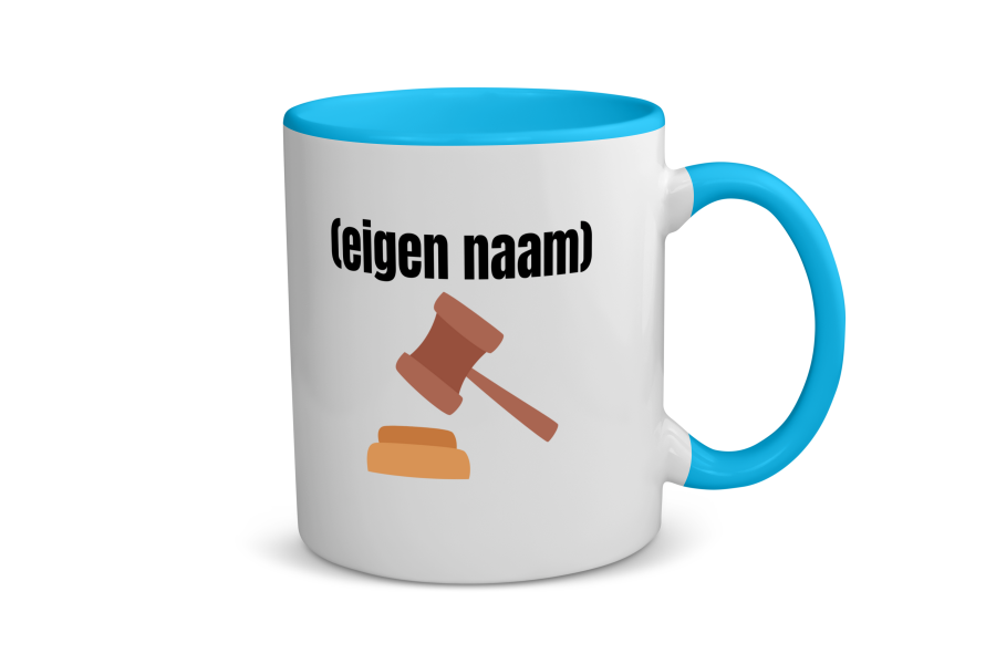 rechter met hamer Koffiemok - Theemok