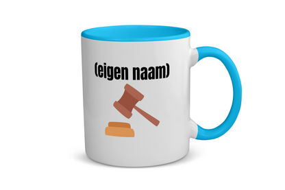 rechter met hamer Koffiemok - Theemok