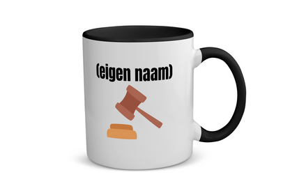 rechter met hamer Koffiemok - Theemok