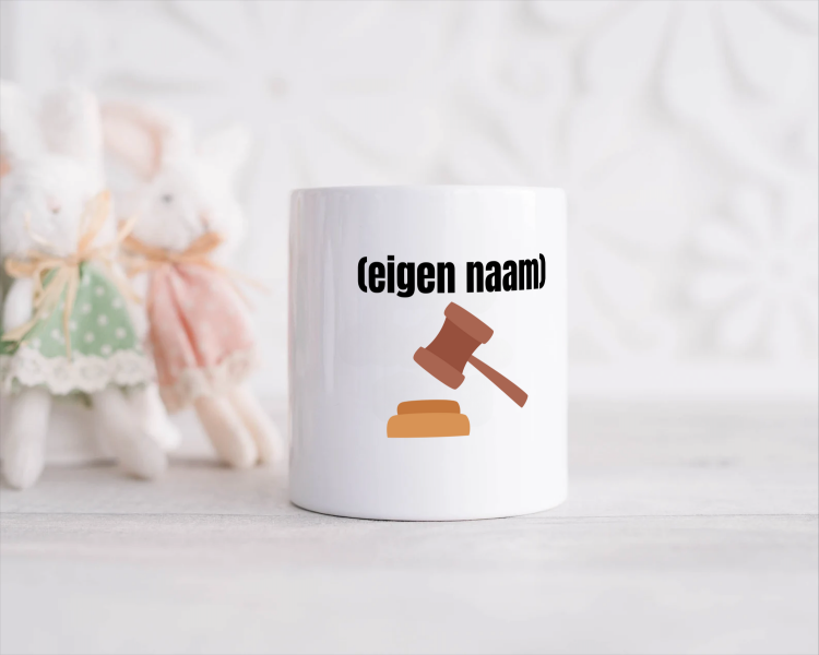 rechter met hamer Spaarpot