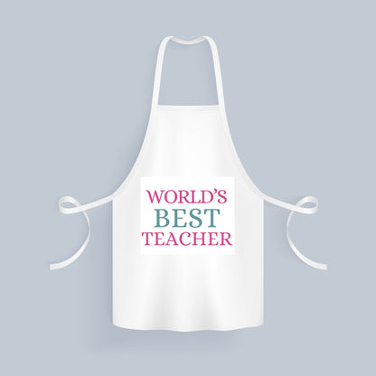 world's best teacher Keukenschort