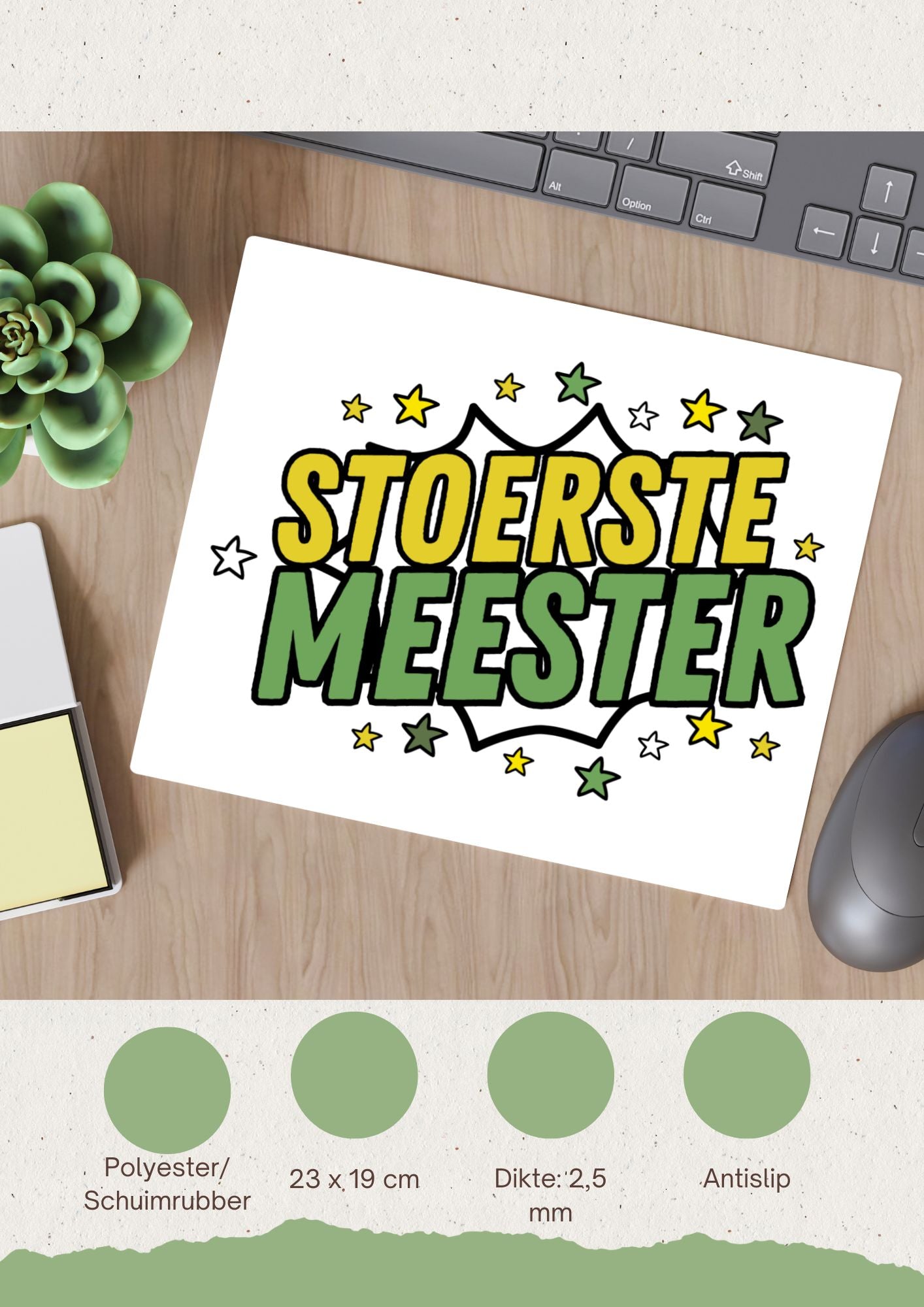 stoerste meester Muismat