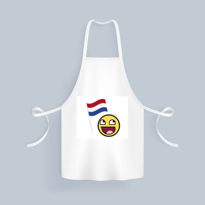 nederlandse vlag smiley Keukenschort