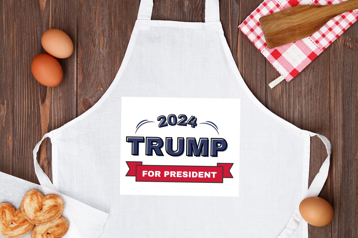 trump for president 2024 Keukenschort