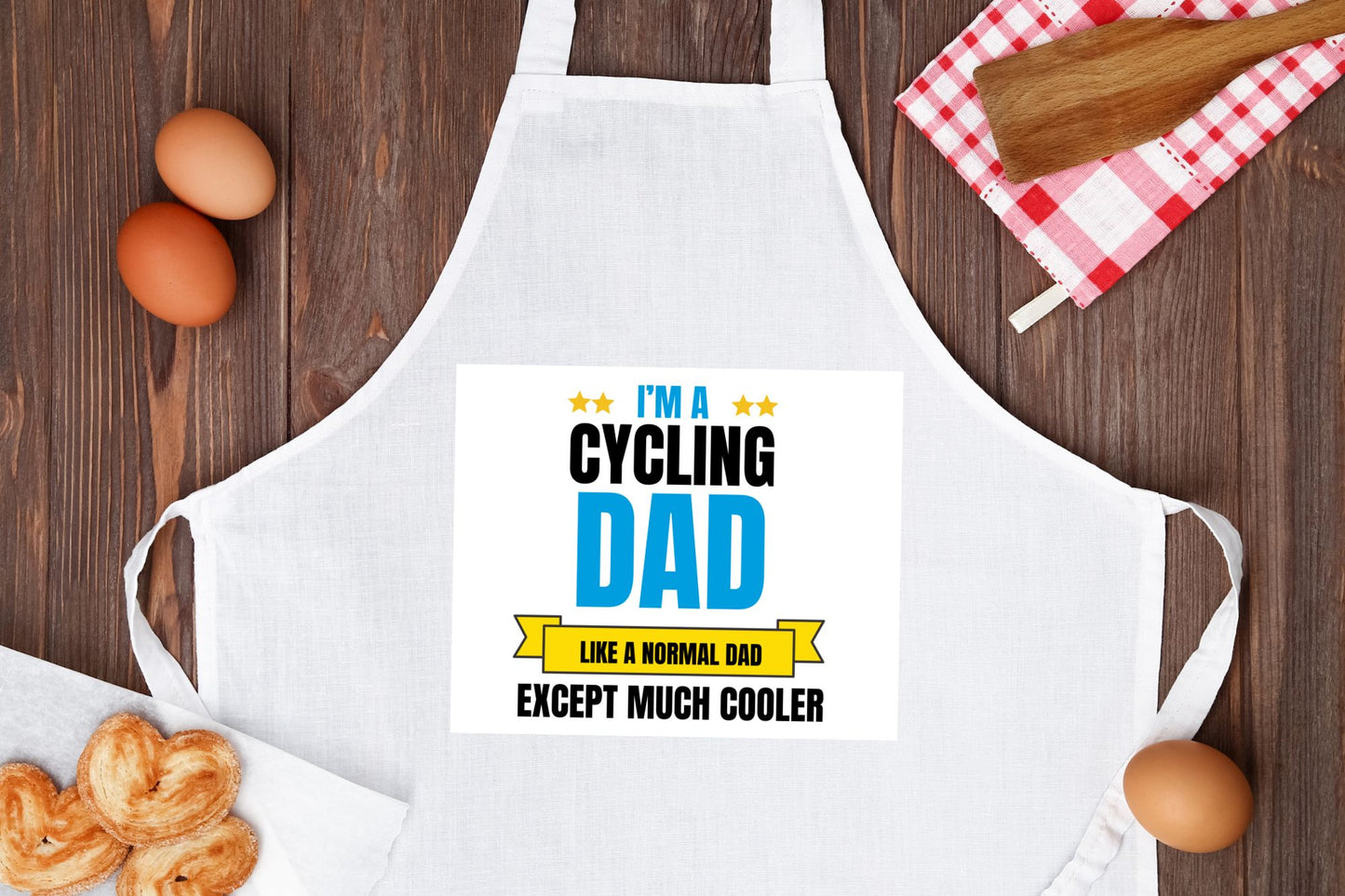 i'm a cycling dad Keukenschort