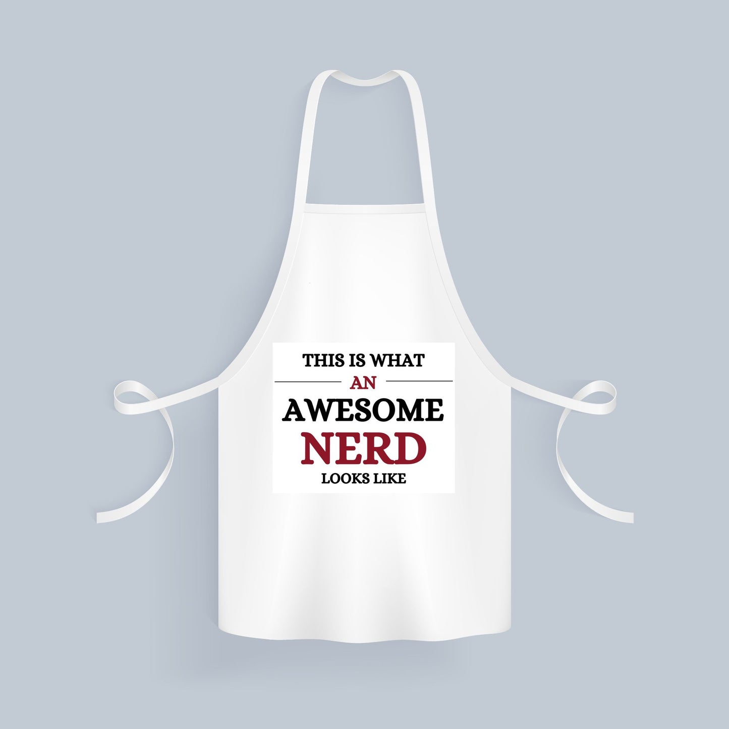 an awesome nerd Keukenschort