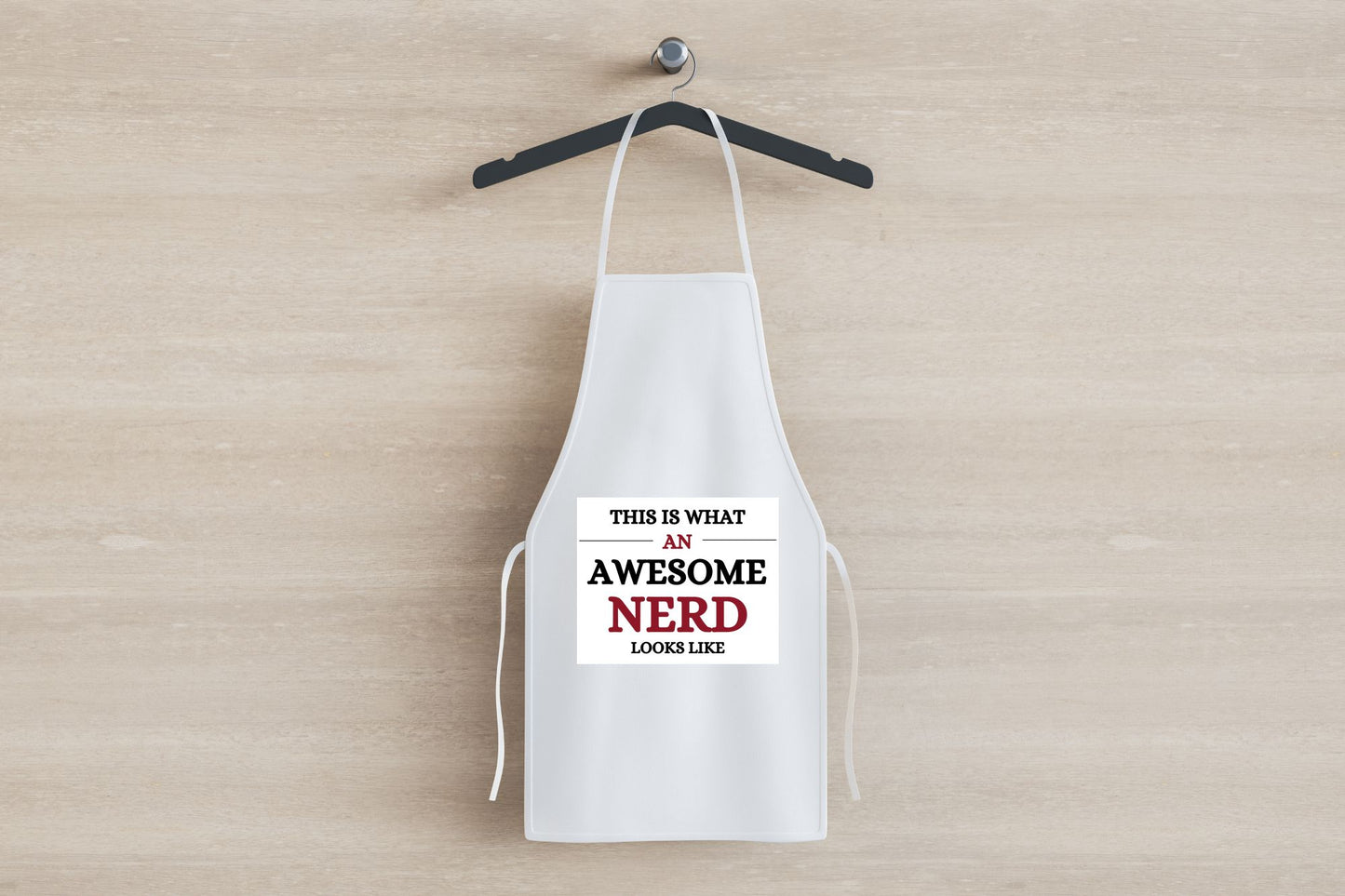 an awesome nerd Keukenschort