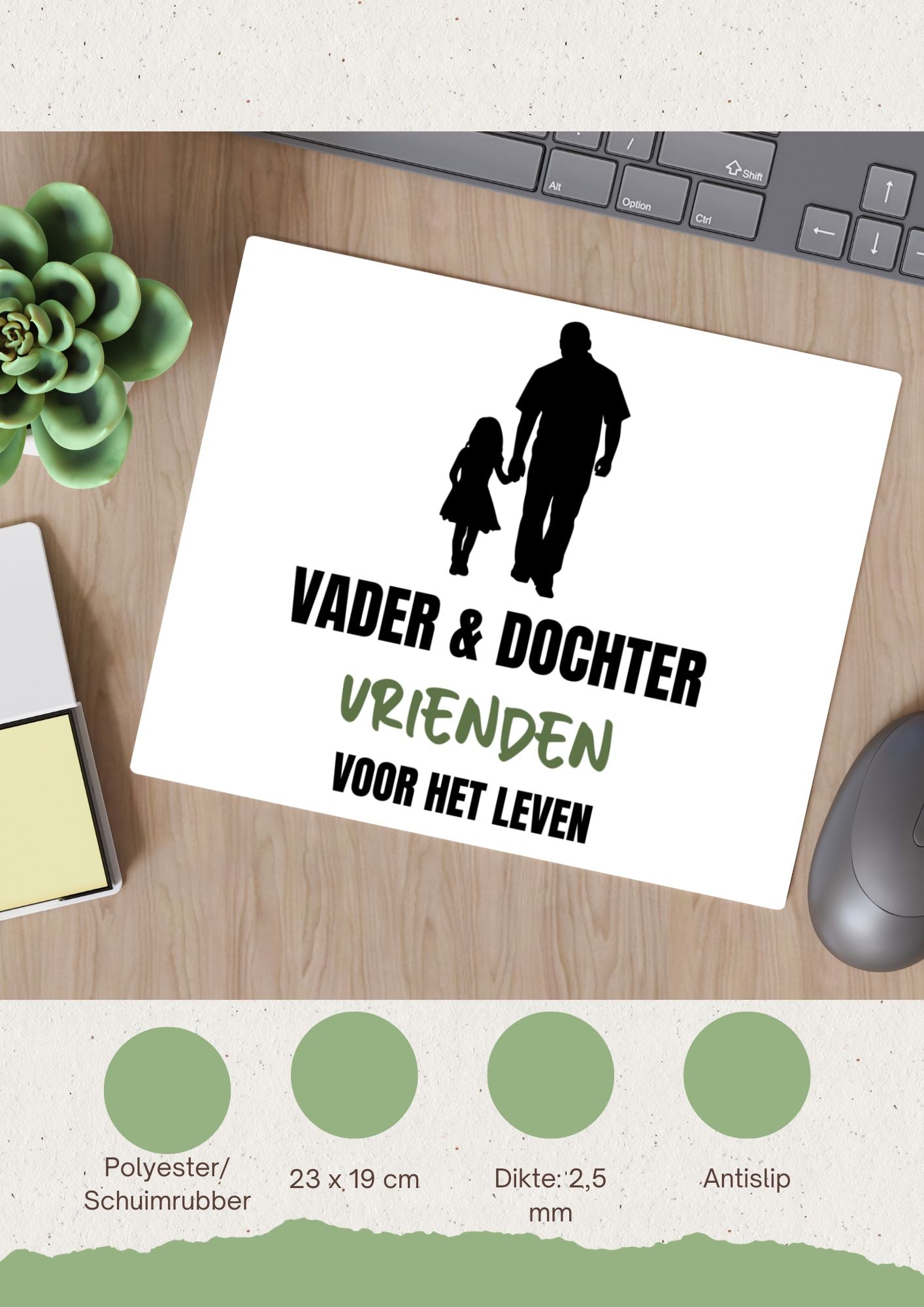 vader en dochter Muismat