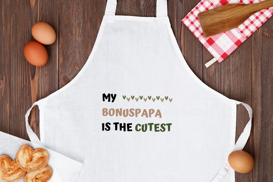 my bonuspapa is the cutest Keukenschort