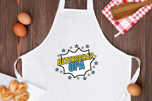 beterschap opa Keukenschort