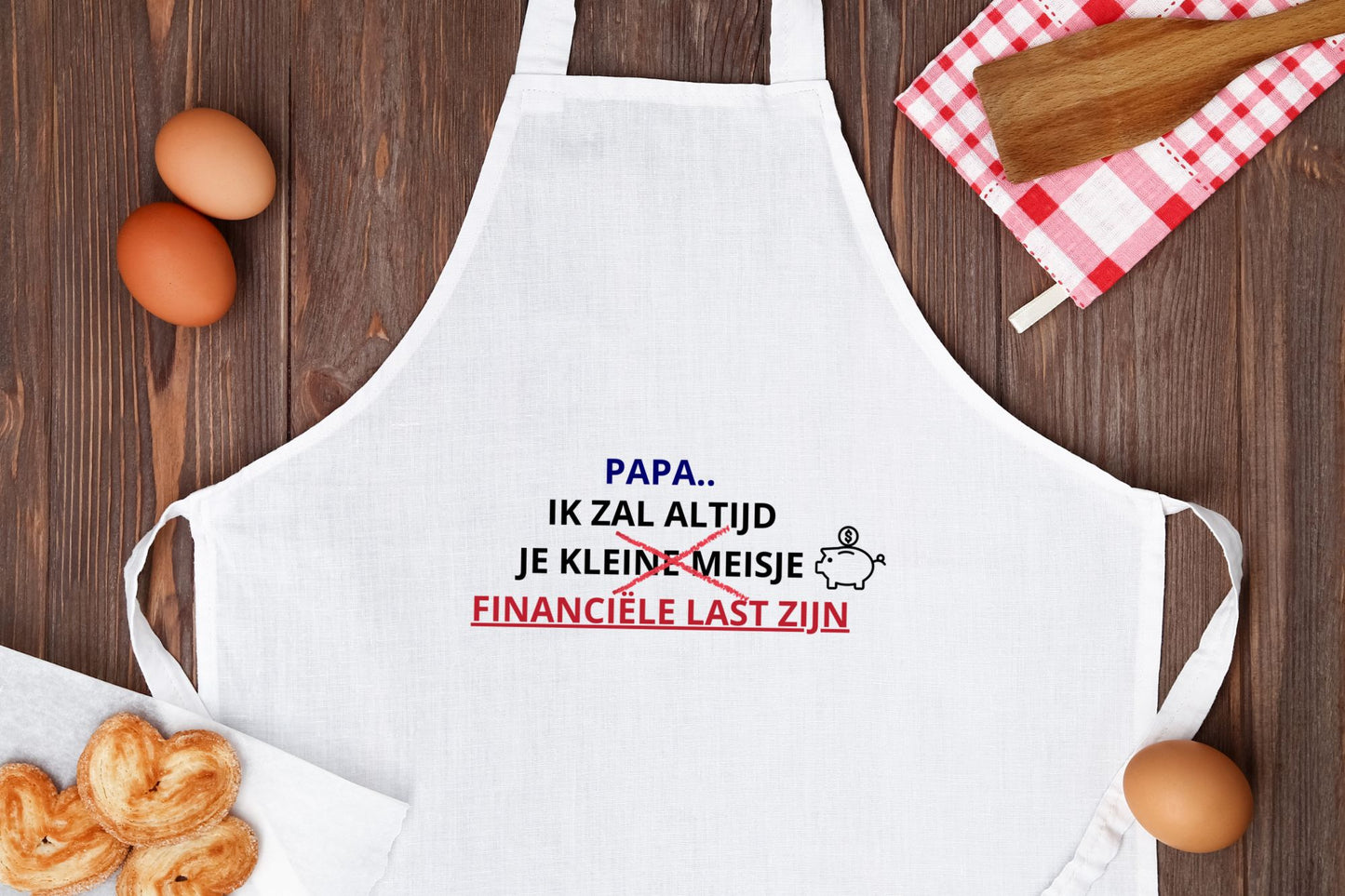 papa mok cadeau Keukenschort