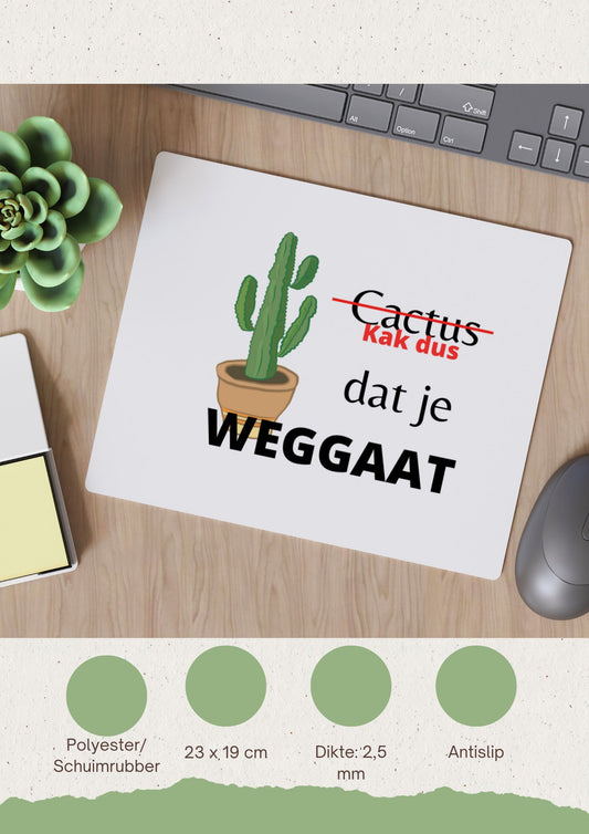 kak dus dat je weg gaat Muismat