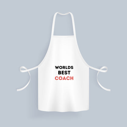 worlds best coach Keukenschort