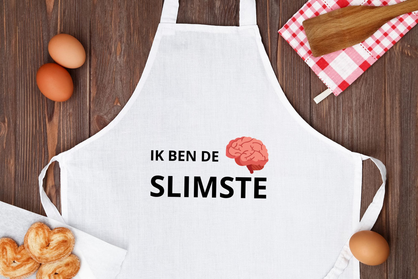 ik ben de slimste Keukenschort