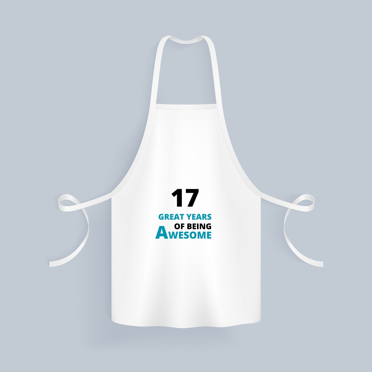 17 great years of being awesome Keukenschort