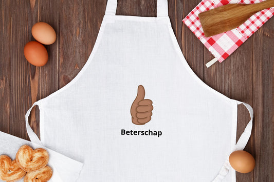 beterschap duim Keukenschort