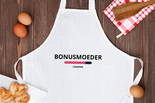 bonusmoeder loading Keukenschort