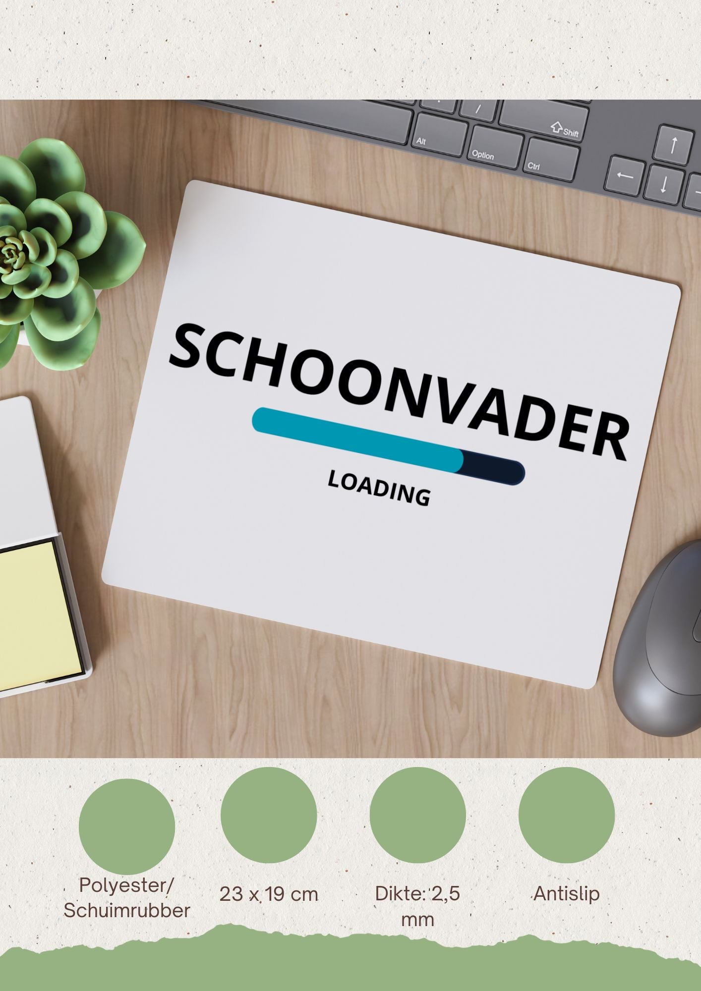 schoonvader loading Muismat