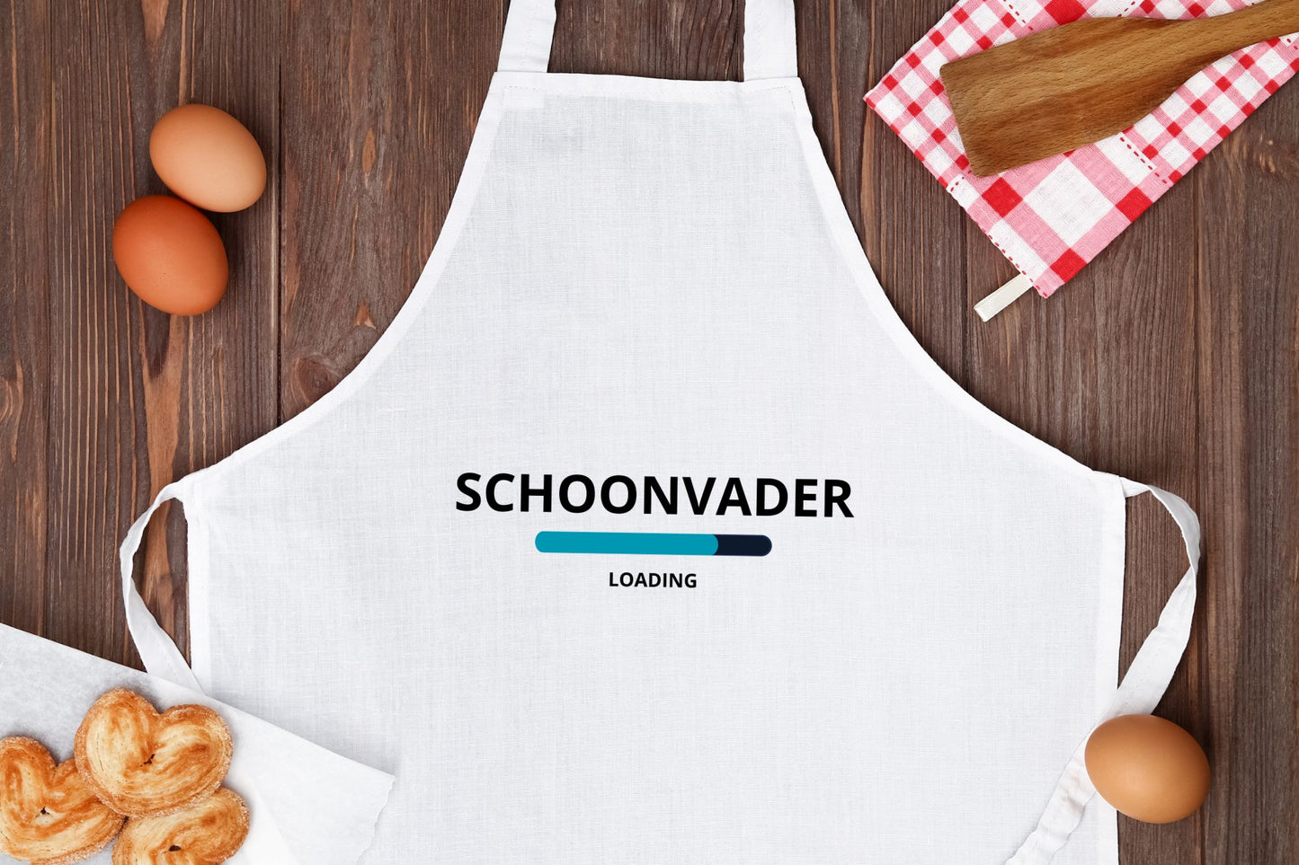 schoonvader loading Keukenschort