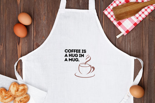 coffee is a hug in a mug Keukenschort