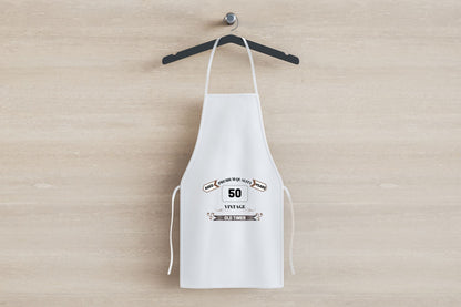 50 vintage old timer Keukenschort