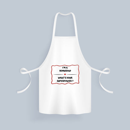i'm a bonusdad what's your superpower? Keukenschort