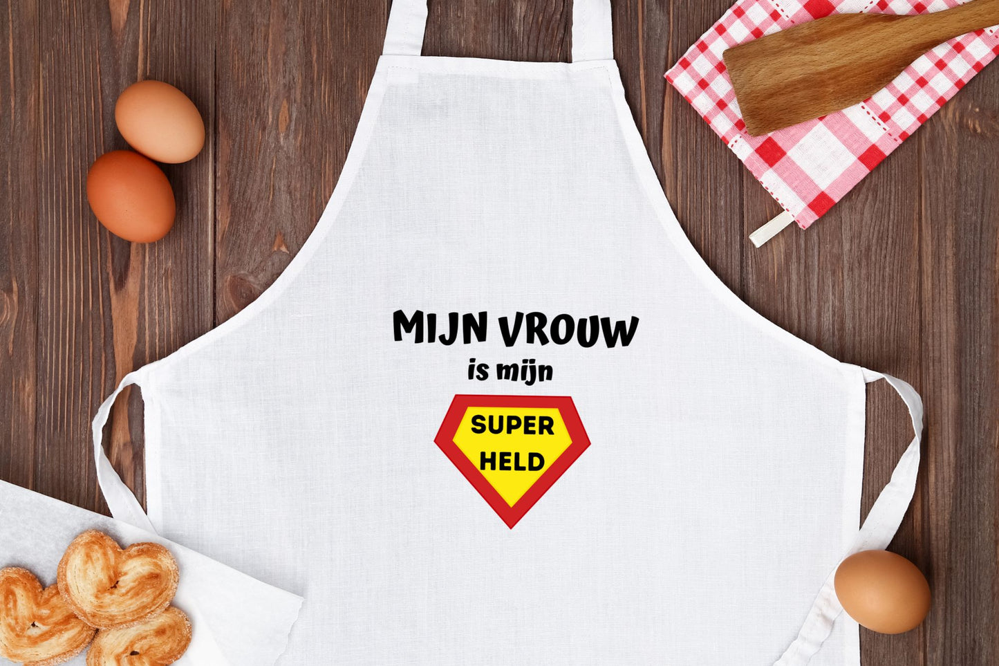 mijn vrouw is mijn superheld Keukenschort