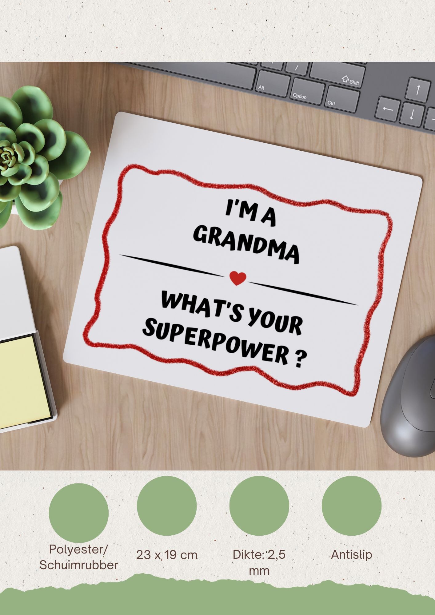 i'm a grandma what's your superpower? Muismat