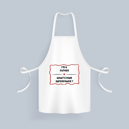 i'm a father what's your superpower? Keukenschort