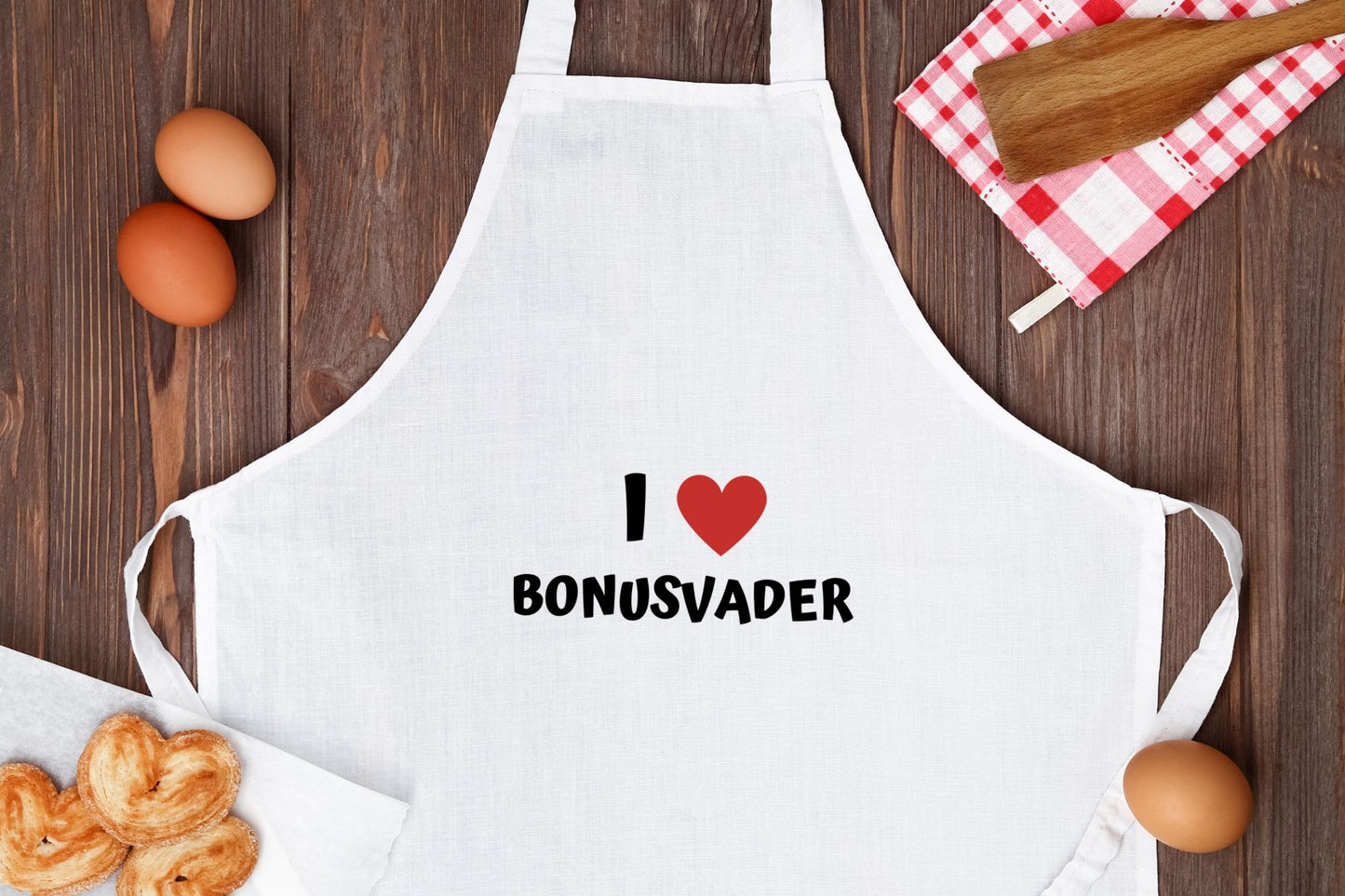 i love bonusvader Keukenschort