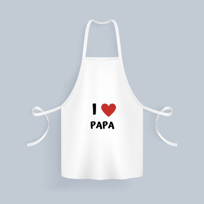 i love papa Keukenschort