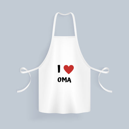 i love oma Keukenschort