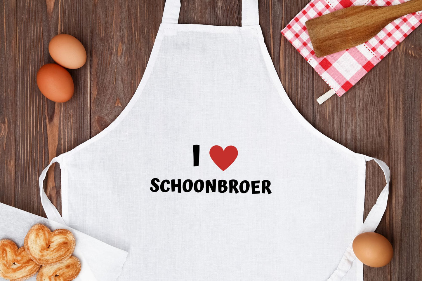 i love schoonbroer Keukenschort